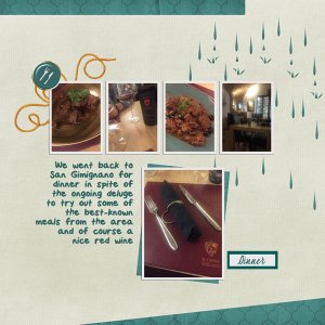 Rainy Dinner