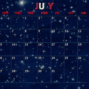 July 2020 calendar