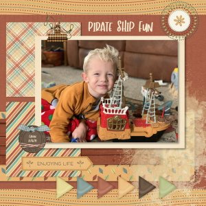 Scraplift Challenge June 2020: Pirate Ship