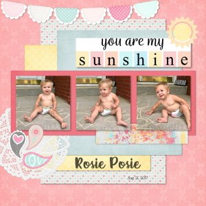 June 2020 Word Art Challenge: You Are My Sunshine
