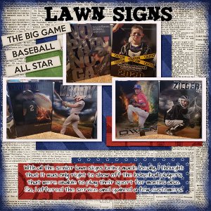 Lawn Signs - Inspiration Challenge