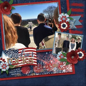 Laying the Wreath at Arlington