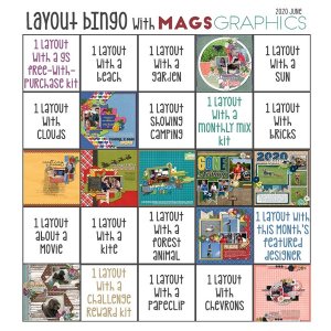 June 2020 Bingo Card