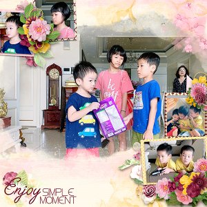 Flowered moment