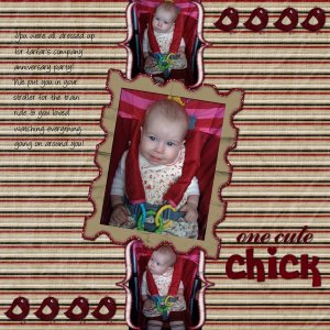 one cute chick