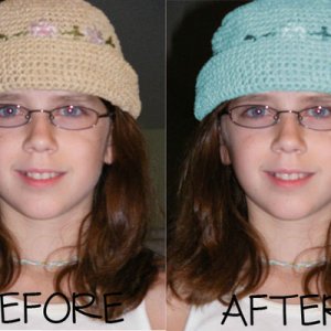 Before and After recoloring