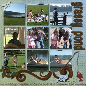 grassy pond