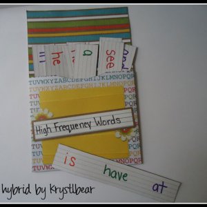 High Frequency Words Pocket