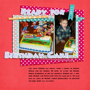 Ready for Birthday Cake