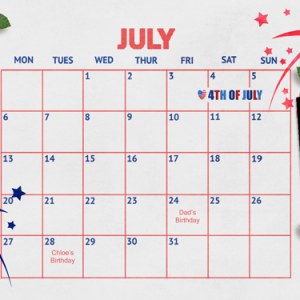 July desktop