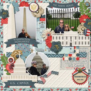 Washington DC - White House + US Capitol