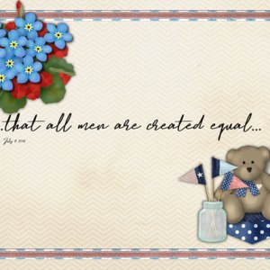 ...that all men are created equal...