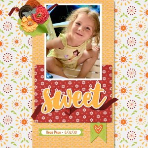 July 2020 Connie Prince Challenge : Sweet