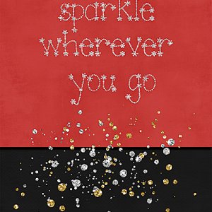 Sparkle - Greeting Card front