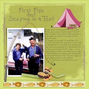 First Fish and Sleeping in a Tent