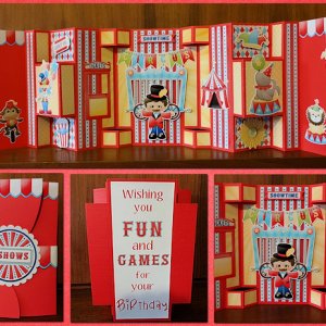 Circus Themed Card
