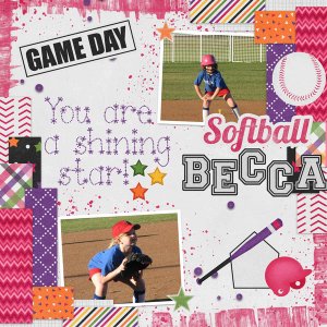 Becca softball