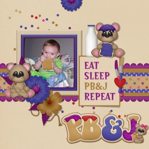 Peanut Butter and Jelly by Boomersgirl Designs