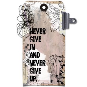 Never give in and never give up