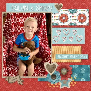 August 2020 Connie Prince Challenge:  Calvin + Smoky