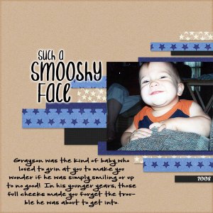 Smooshy Face Font Challenge Aug 2020
