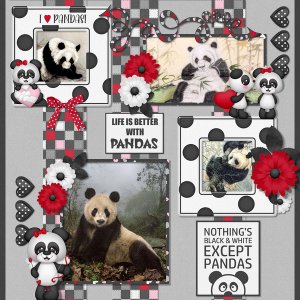 Panda Love by Boomersgirl