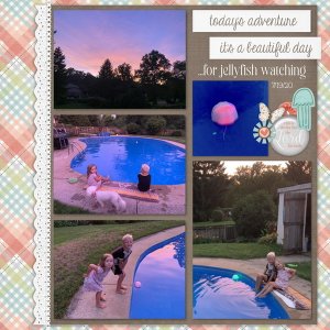August 2020 Color Challenge: Jellyfish Watching