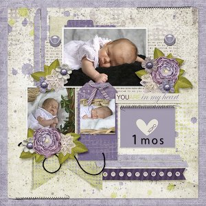 Makayla 1 month old