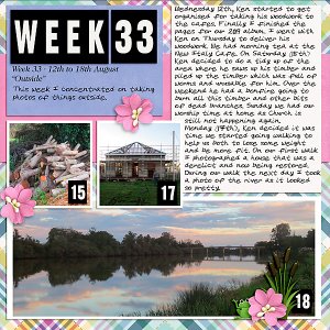 Project Life 2020 Week 33