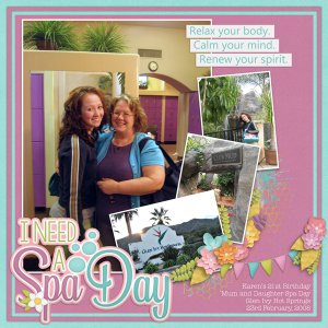 Mother Daughter Spa Day