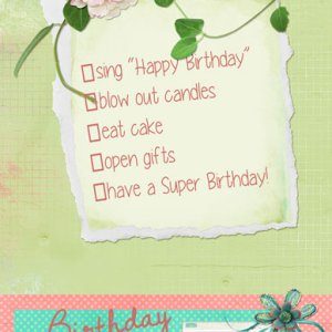 Bucket List Birthday Card