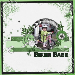 biker babe
