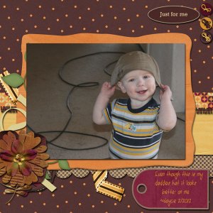 Jayce and Daddys hat