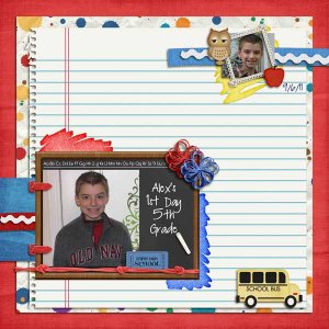 Alex's 1st Day of School