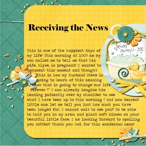Receiving the News!