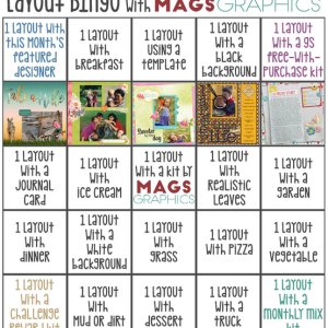 Aug2020 Bingo Challenge
