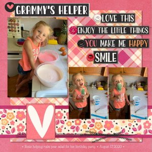 August 2020 Year of Blessings Buttons: Grammy's Helper