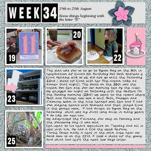 Project Life 2020  Week 34