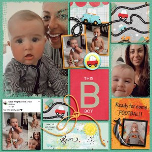 Grandson 1st week of August 2020