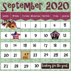 September 2020 Connie Prince Challenge