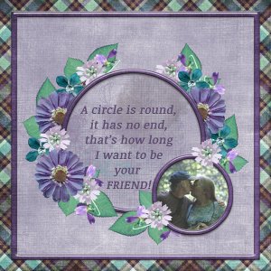 A circle is round, it has no end ...