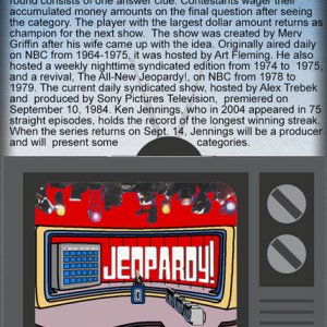 TV A to Z JEOPARDY!