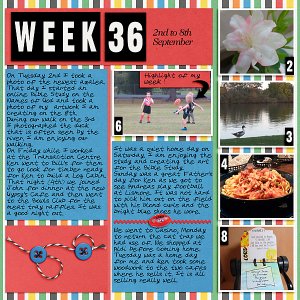 Project Life 2020 - Week 36