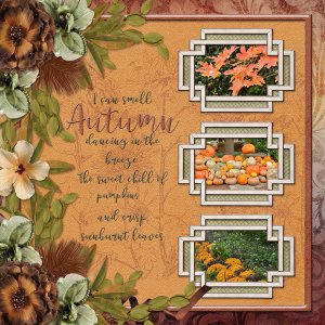 I can smell Autumn dancing in the breeze ...
