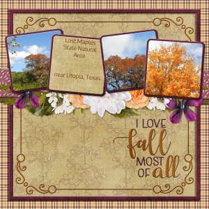 I love fall most of all