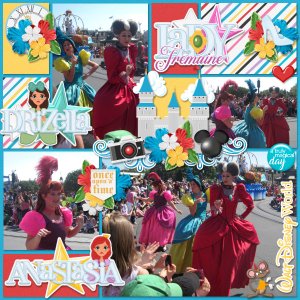 Lady Tremaine, Drizella, + Anastasia