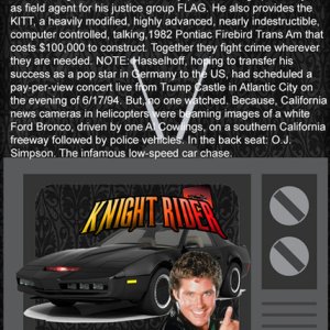 TV A to Z KNIGHT RIDER