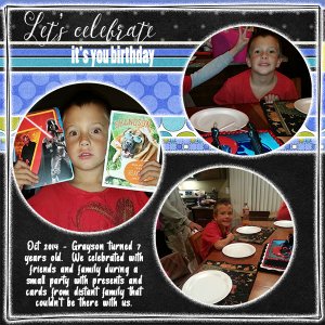 Turning 7 - Template 2 Challenge
