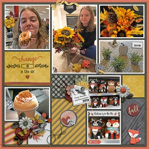 Food, Flowers and Decorations of Fall