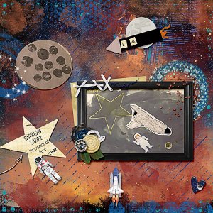 Space Unit Preschool Art